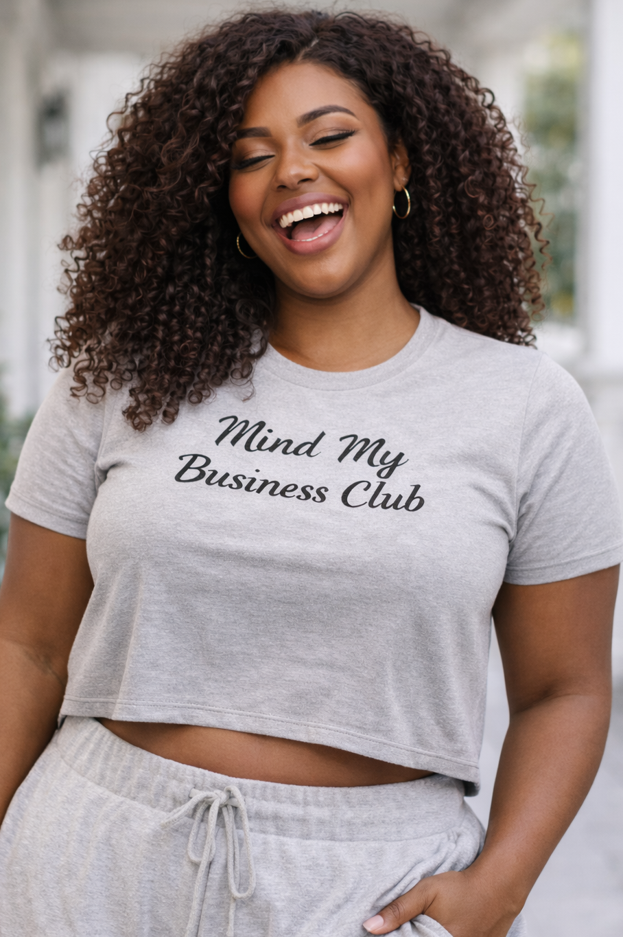 Mind My Business Club - Signature Boxy Tee