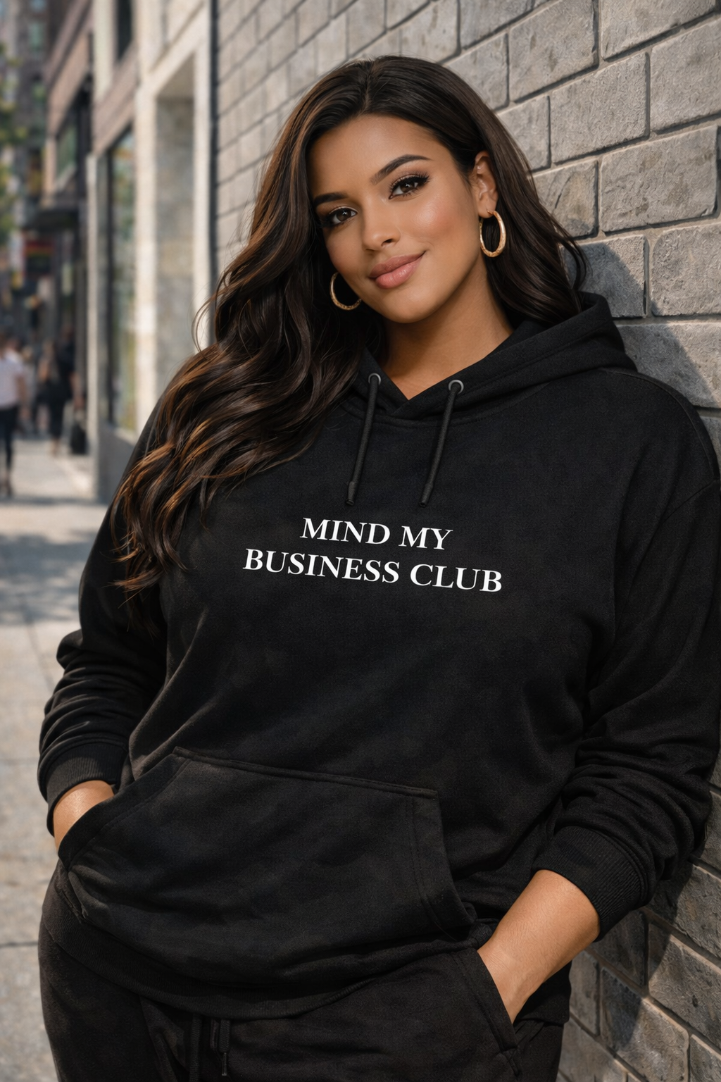 Mind My Business Club- Focused Hoodie
